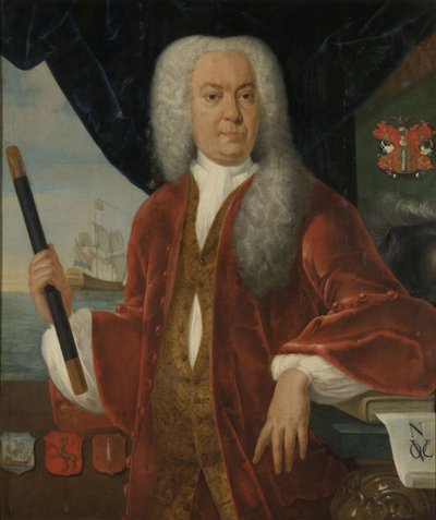Adriaan Valckenier (1695-1751). Governor-general (1737-41) by Theodorus Justinus Rheen